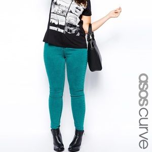 Asos Curve Acid Washed Skinny Jeans - Size 18